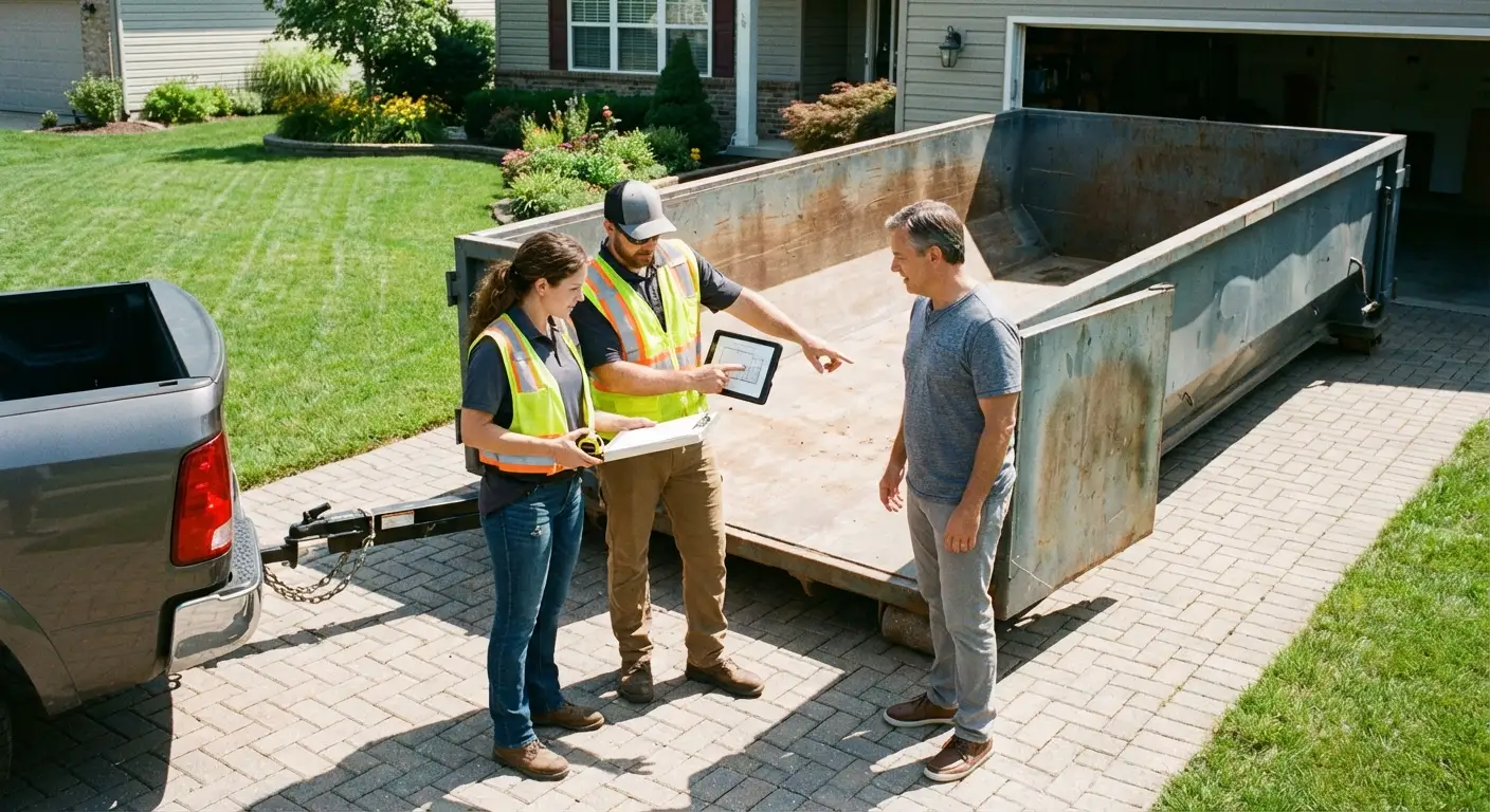10 Yard Dumpster Rental Process in Chelsea, MA