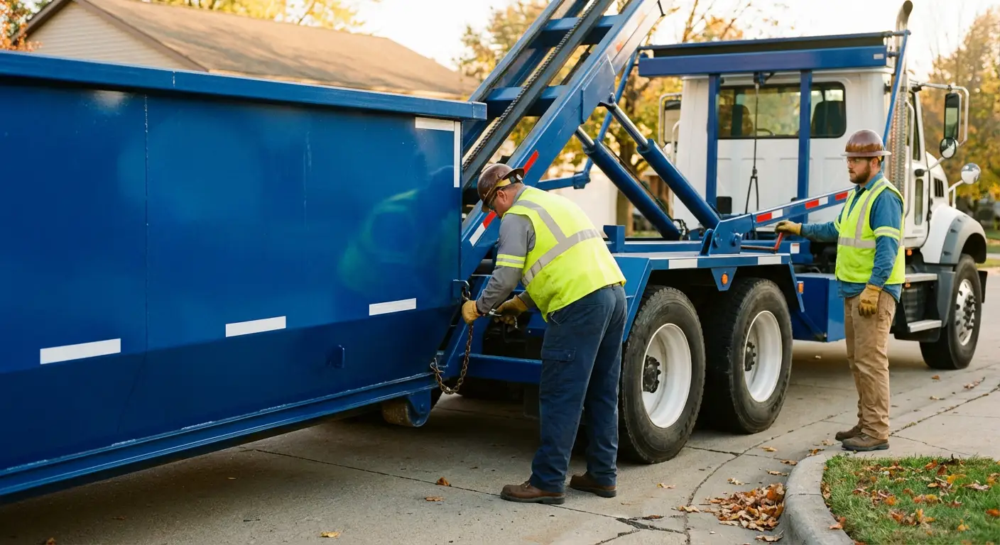 Dumpster delivery safety protocols in Chelsea, MA