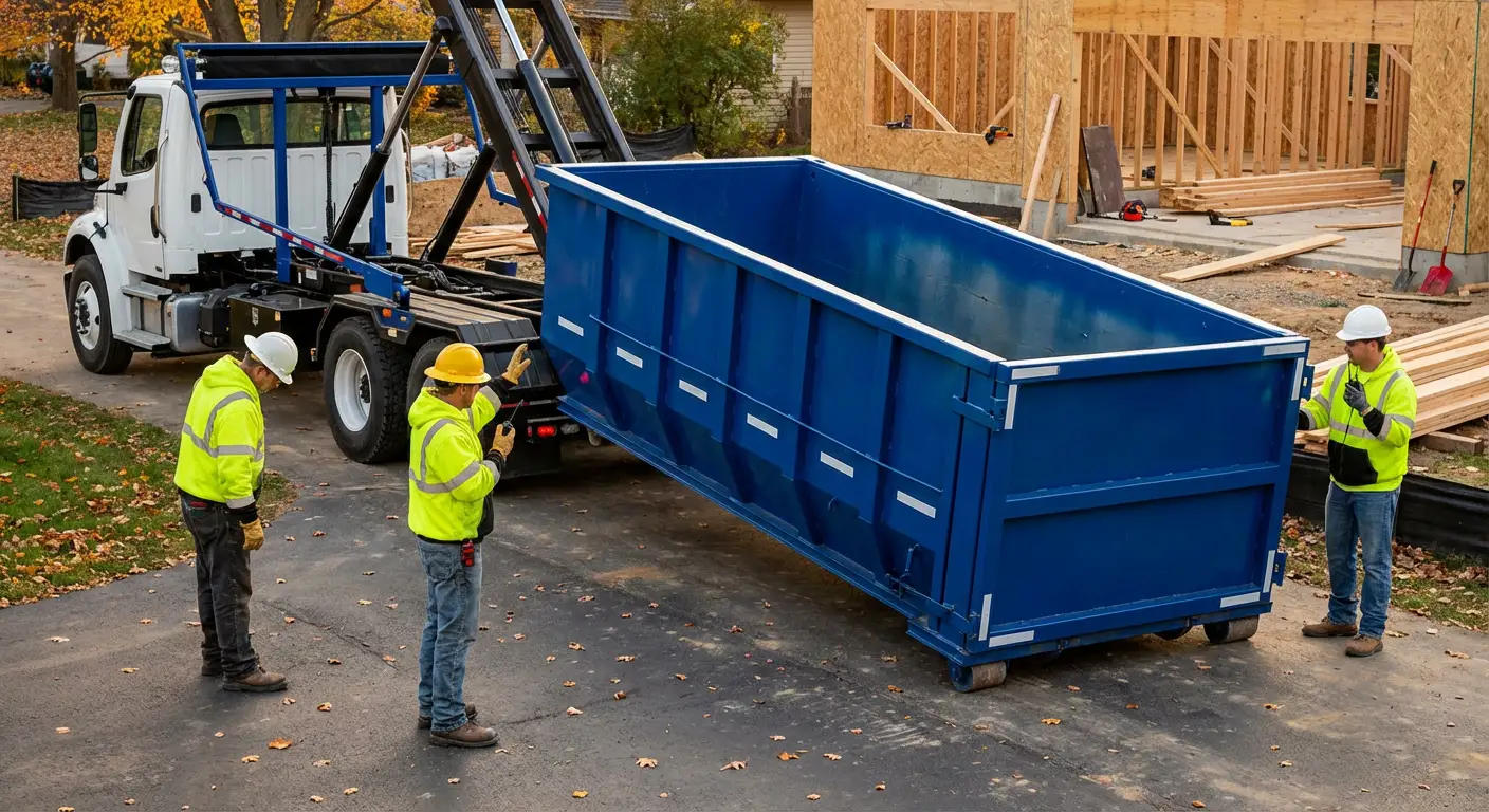 Construction dumpster delivery and waste management in Chelsea, MA